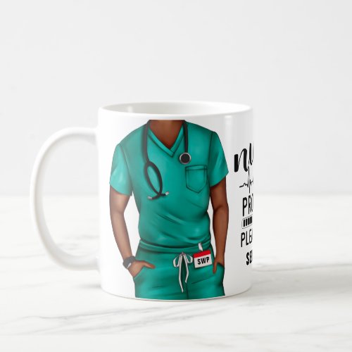 Funny Nurse in Progress Personalized Coffee Mug