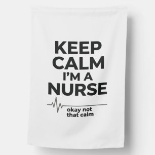 Funny Nurse Keep Calm Vintage Engraving Shirt Desi House Flag