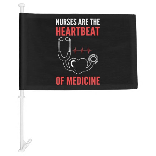 Funny Nurse Life Registered Nurse Car Flag