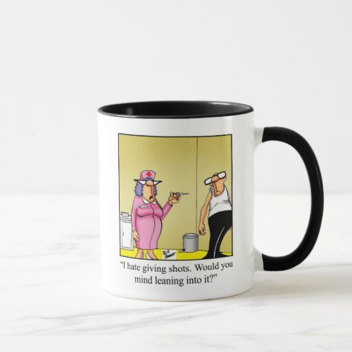 Funny Nurse Medical Cartoon Mug