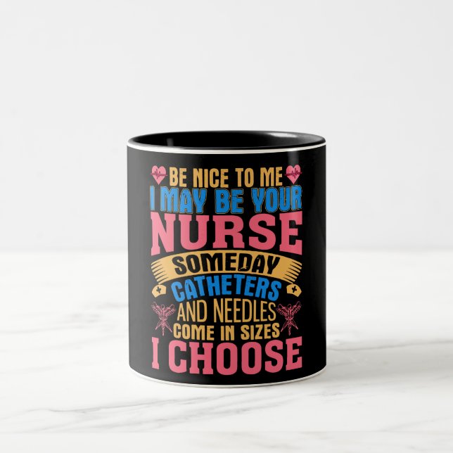 Funny Nurse  Mug (Center)