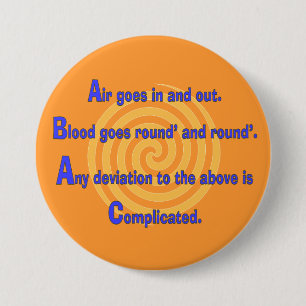 Funny Nurse or Respiratory Therapy Gifts Button