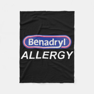 Funny Nurse Pharmacy Halloween Costume Benadryl Al Fleece Blanket