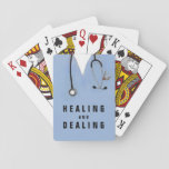 Funny Nurse Playing Cards at Zazzle
