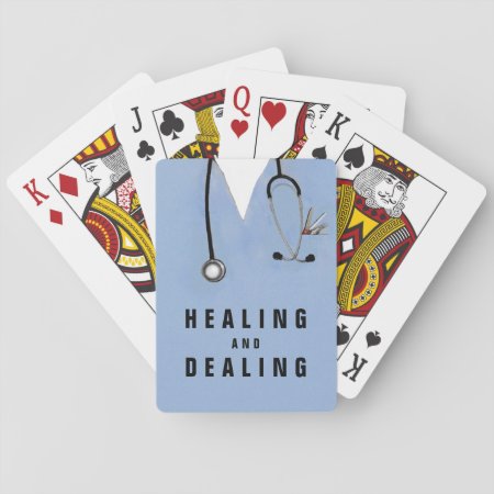 Funny Nurse Playing Cards