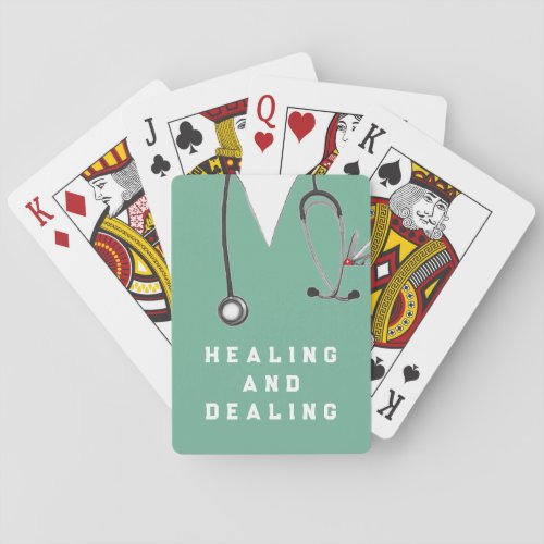 Funny Nurse Playing Cards