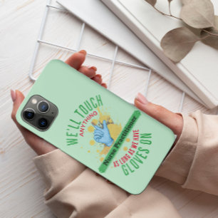 Funny Nurse Practitioner Glove Custom Medical Job iPhone 11 Pro Case
