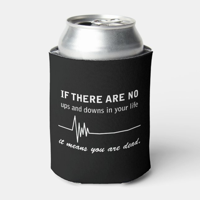 Funny Nurse Quotes Can Cooler (Can Front)