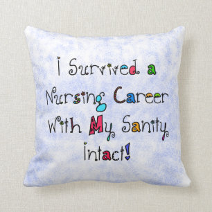 Funny Nurse Retirement Pillow