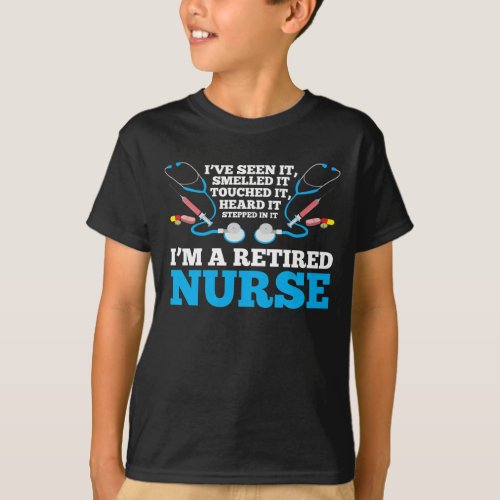 Funny Nurse Retirement _ Retired registered nurse T_Shirt