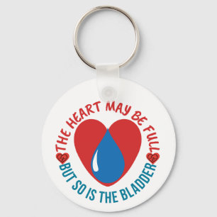Funny Nurse Sarcasm Keychain–2" Round Metal Circle Keychain