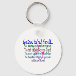Funny Nurse Sayings Keychain