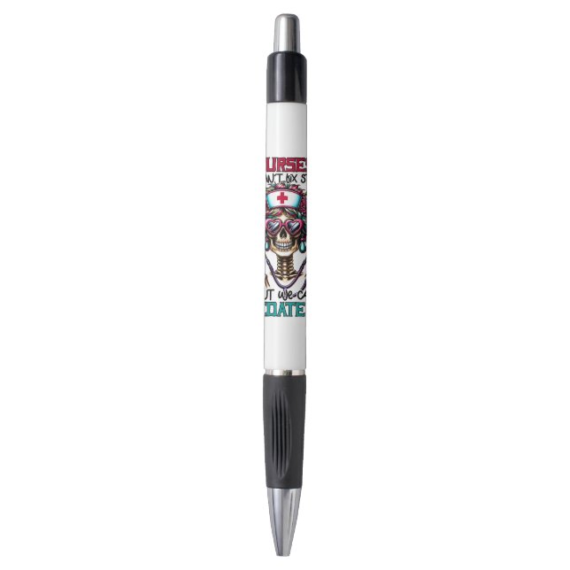 Funny Nurse sedate sarcasm word art Pen (Front Vertical)