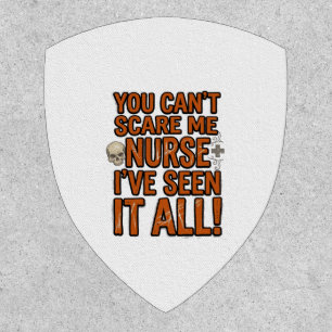 Funny Nurse Seen It All Vintage Halloween Design_1 Patch
