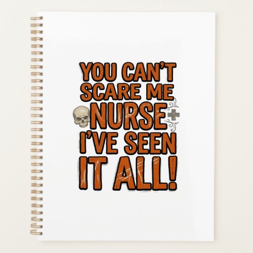 Funny Nurse Seen It All Vintage Halloween Design_1 Planner