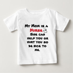 Funny Nurse Stethoscope Baby T-shirt