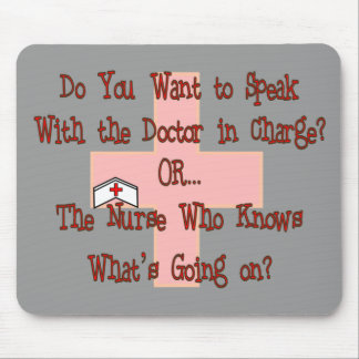 Funny Nurse T-Shirts and Gifts Mouse Pad