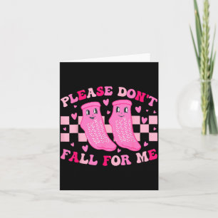 Funny Nurse Valentine Please Don't Fall For Me Rn Card