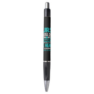Funny Nurse word art soul Pen