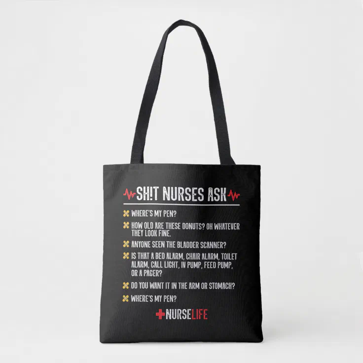 small nurse tote bag