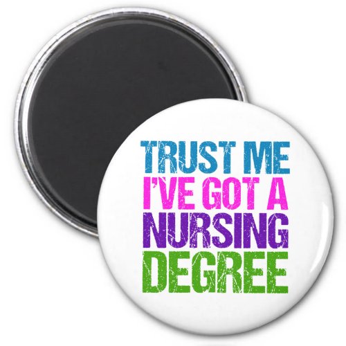 Funny Nursing School Graduation Nurse Graduate Magnet