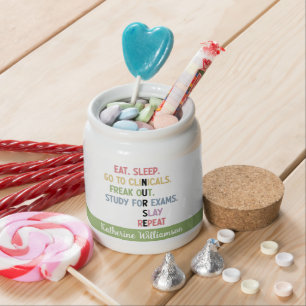 Funny Nursing School student Future Nurse Gifts Candy Jar