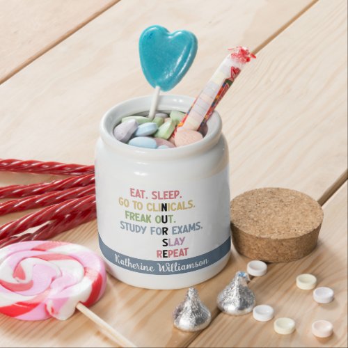 Funny Nursing School student Future Nurse Gifts  Candy Jar