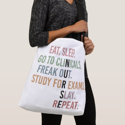 Funny Nursing School student Future Nurse Gifts Crossbody Bag