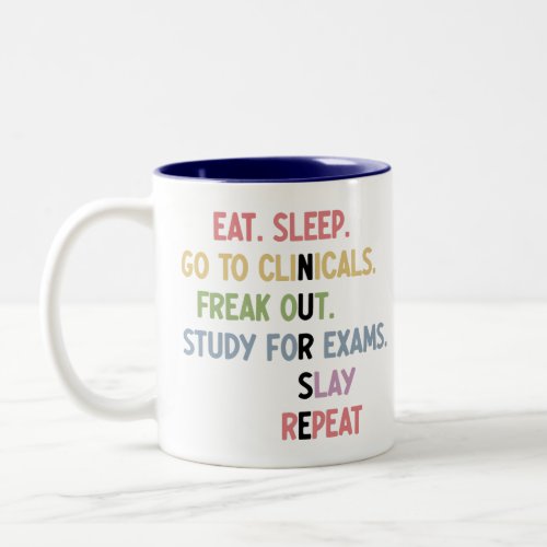 Funny Nursing School student Future Nurse Gifts  Two_Tone Coffee Mug
