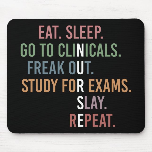Funny Nursing School student Future Nurse Mouse Pad (Front)
