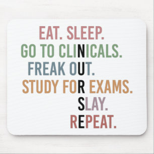 Funny Nursing School student Future Nurse Mouse Pad