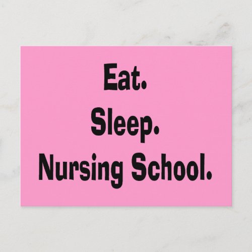 Funny Nursing Student Gifts Postcard