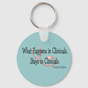Funny Nursing Student Key Chains