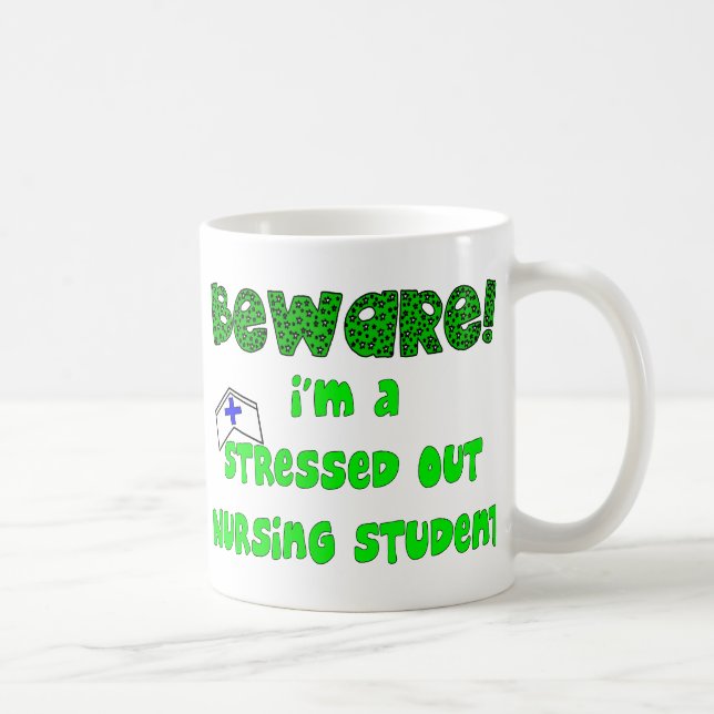 Funny Nursing Student T-Shirts and Gifts Coffee Mug (Right)
