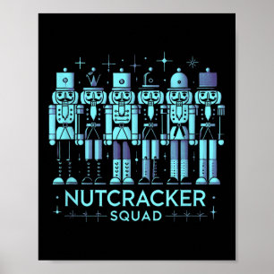 Funny Nutcracker Men Women Nutcrackers Xmas Poster
