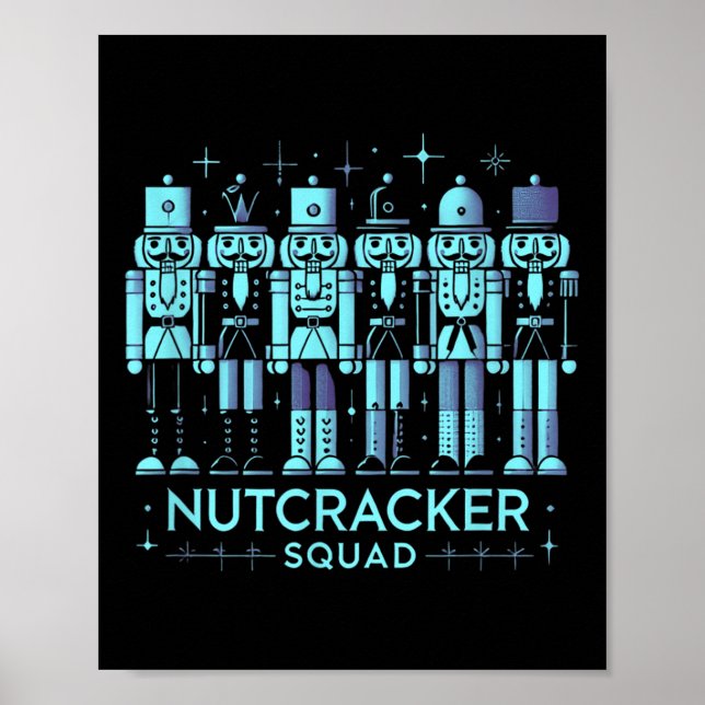 Funny Nutcracker Men Women Nutcrackers Xmas  Poster (Front)