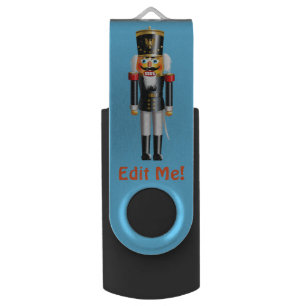 Funny Nutcracker Soldier In Hussar Uniform USB Flash Drive