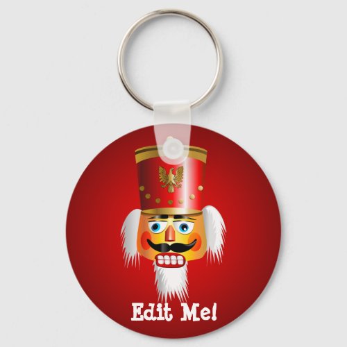 Funny Nutcracker Toy Soldier Keychain