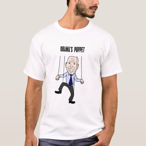 Funny Obamas Puppet Cartoon T_Shirt
