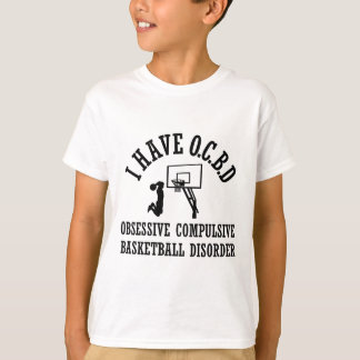 Funny Obsessive Compulsive Basketball Disorder T-Shirt