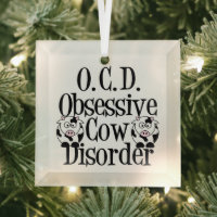Funny Obsessive Cow Disorder Christmas