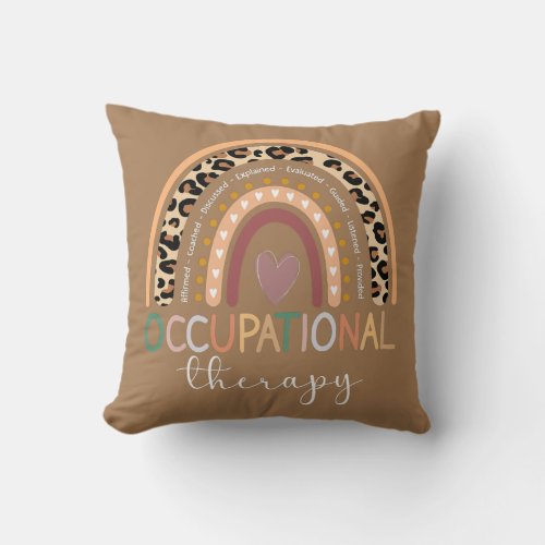 Funny Occupational Therapy Gifts Cool OT Throw Pillow