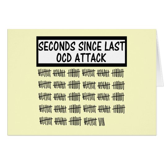Funny OCD Cards (Front Horizontal)
