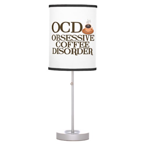 Funny OCD Coffee Table Lamp