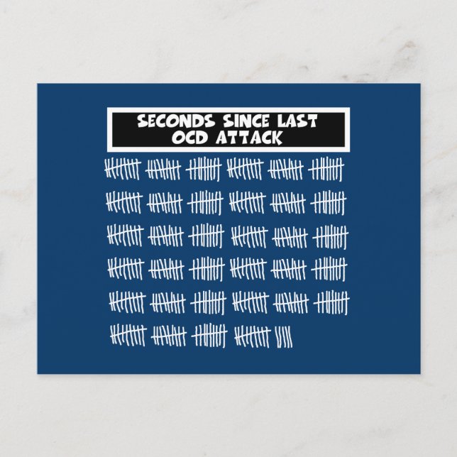 Funny OCD Postcard (Front)
