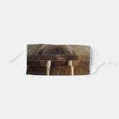 funny ocean animal walrus tusk adult cloth face mask (Front, Folded)