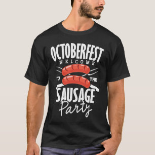 Funny Octoberfest Sausage German Tees Men Women