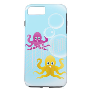 Funny octopies playing volleyball iPhone 8 plus/7 plus case