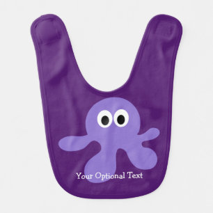 Funny Octopus custom baby bib