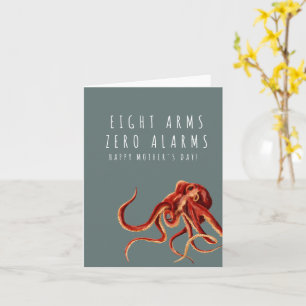 Funny Octopus Pun Mother's Day Card